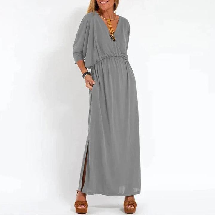 Sienna | Conception de Robe élégante Taille-Haute Avec Fente Sur Le Côté