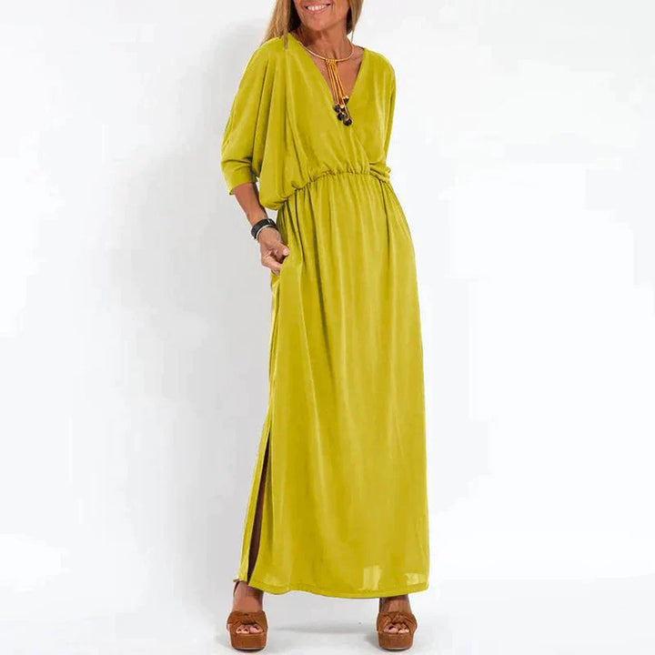 Sienna | Conception de Robe élégante Taille-Haute Avec Fente Sur Le Côté
