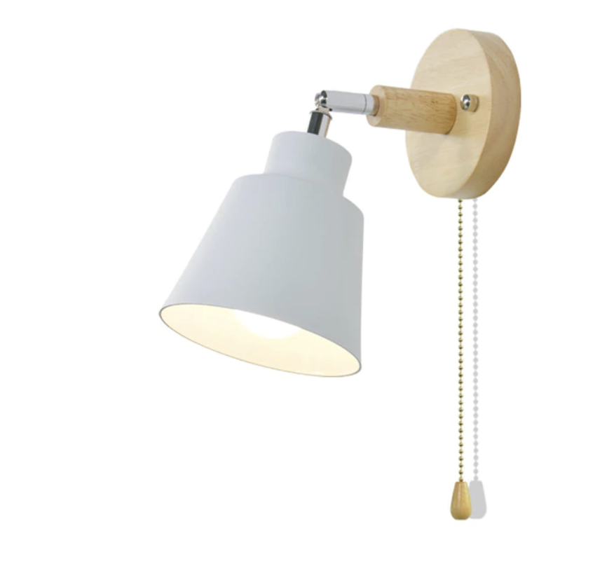 Brevik | Lampe Murale avec Interrupteur à Tirette