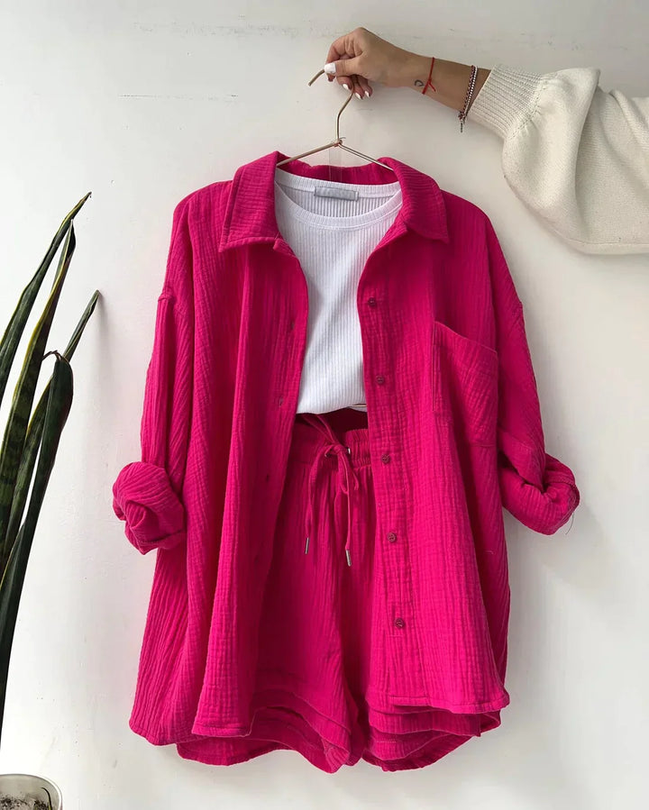 Laleh | Plissé Deux-Pièce Tenue Pour Femmes