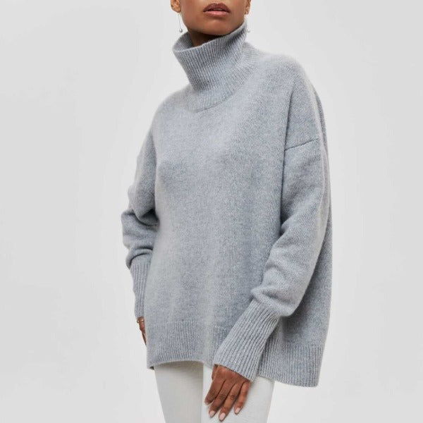 Luna | Douillet Tricoté Pull à col roulé Pour la chaleur de l'hiver