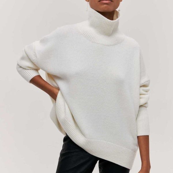 Daphne | Confortable Femme Pull à Col Roulé