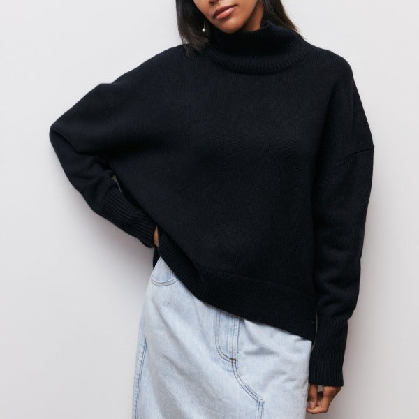 Daphne | Confortable Femme Pull à Col Roulé