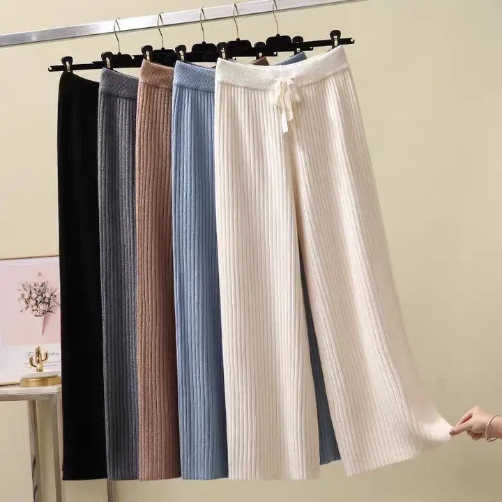 Nelida | Pantalons Surdimensionnés en Tricot pour Femmes