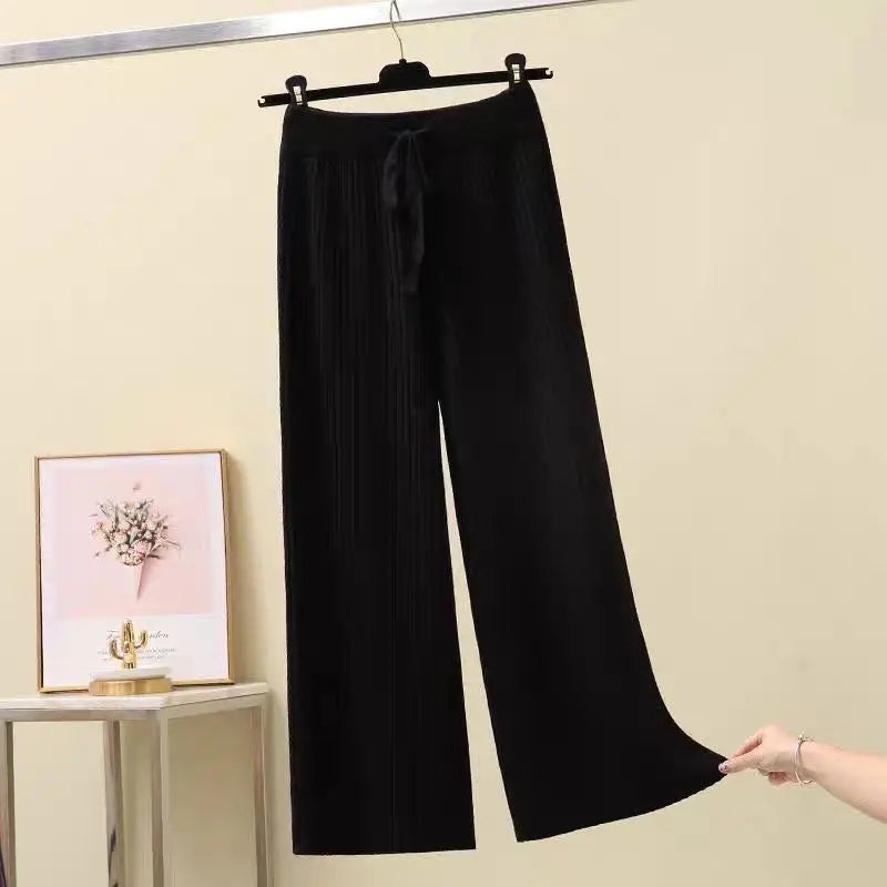 Nelida | Pantalons Surdimensionnés en Tricot pour Femmes