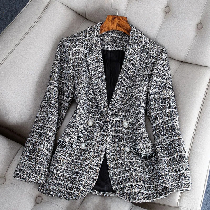 Ekko | Femmes Blazer à Carreaux