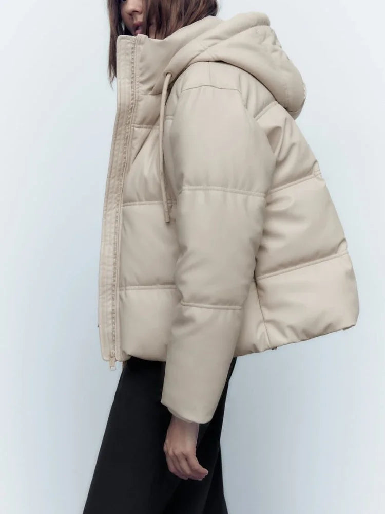 Chloe | Femmes Court Rembourré Veste Pour Chics Chaleur