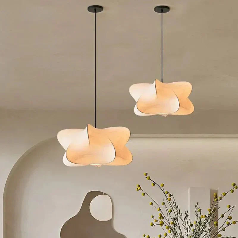 Meltor | Lampe Suspendue en Soie Faite à La Main avec Une Imperfection Intemporelle