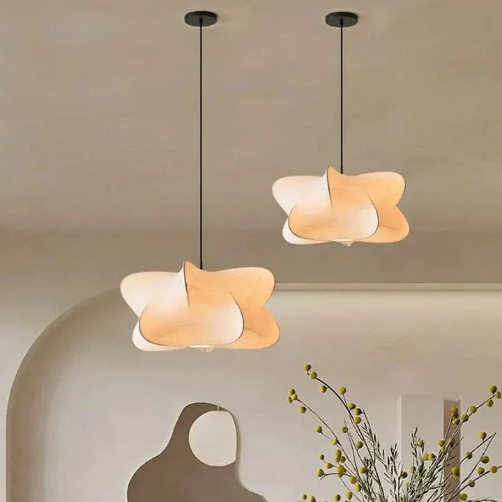 Meltor | Lampe Suspendue en Soie Faite à La Main avec Une Imperfection Intemporelle