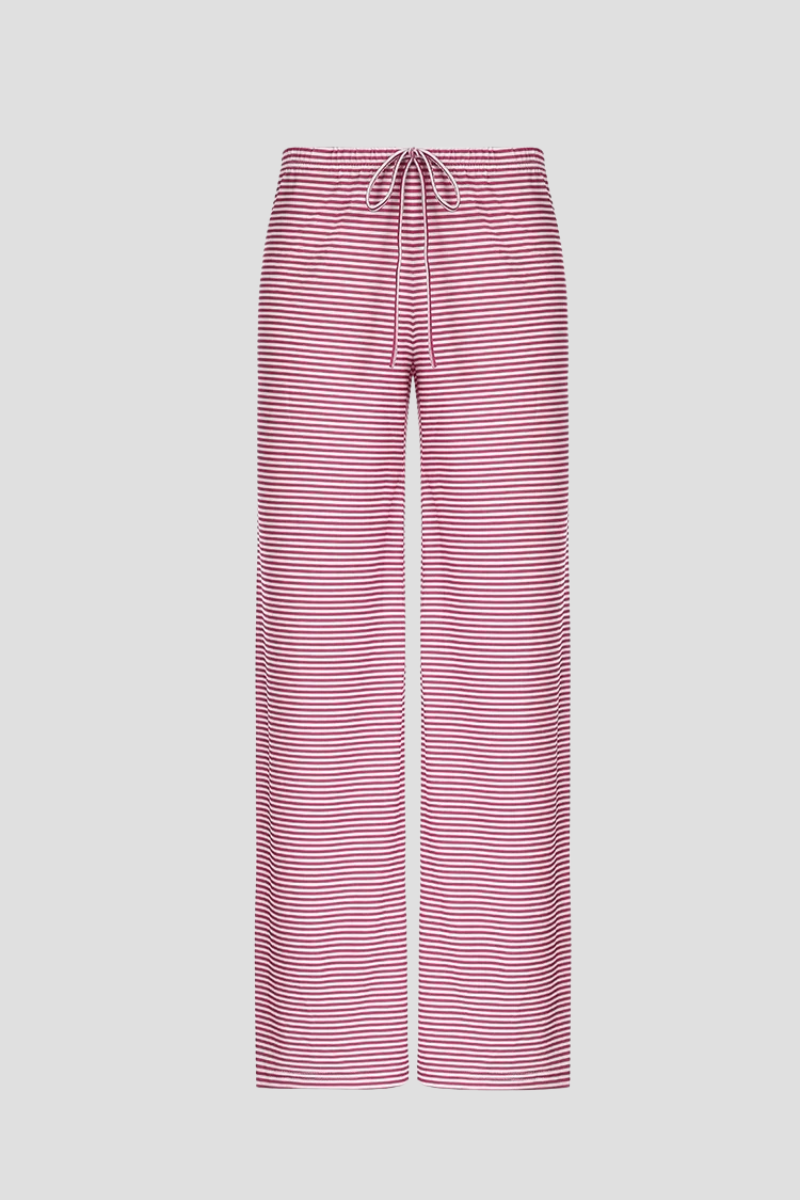 Zaria | Pantalon Coupe Ample Rayé Confortable Pour Femme