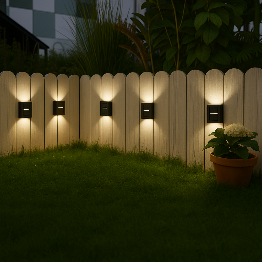 Yandir | Lampes Murales Solaires LED Sans Fil de Luxe
