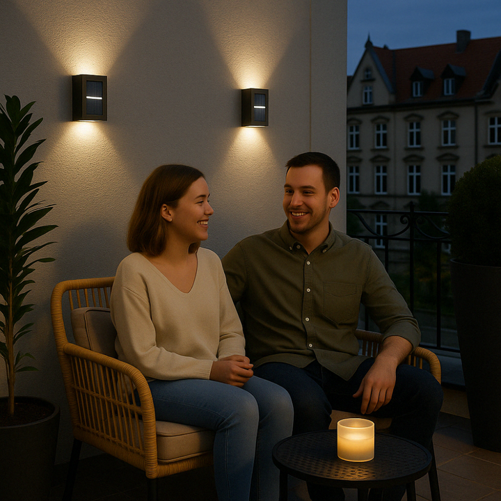 Yandir | Lampes Murales Solaires LED Sans Fil de Luxe
