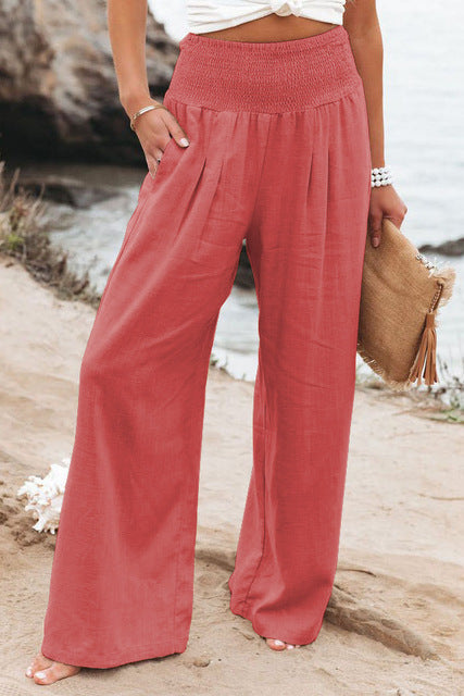 Zinnia | Pantalon De Lin Élégant Confortable Pour Femmes