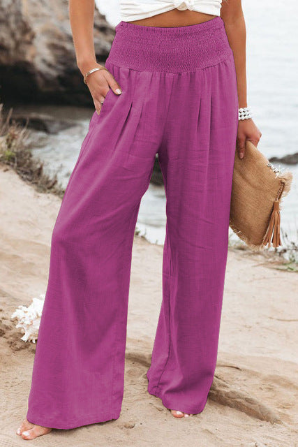Zinnia | Pantalon De Lin Élégant Confortable Pour Femmes