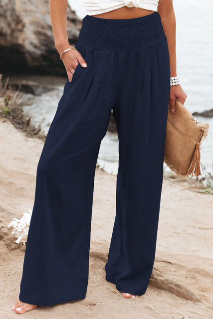 Zinnia | Pantalon De Lin Élégant Confortable Pour Femmes