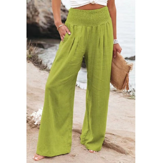 Zinnia | Pantalon De Lin Élégant Confortable Pour Femmes