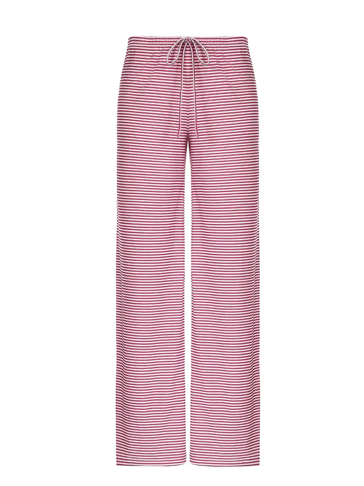 Zaria | Pantalon Coupe Ample Rayé Confortable Pour Femme