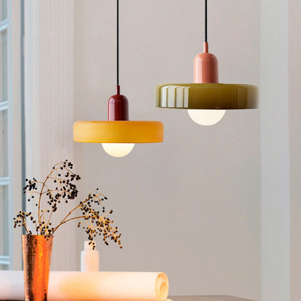 Miklon | Lampe à Suspension Colorée De Style Bauhaus