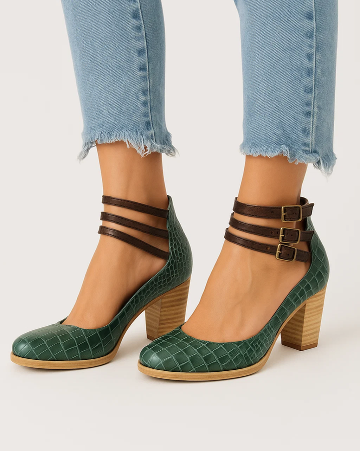 Avenia | Escarpins élégants à Talon Bloc Pour Femmes