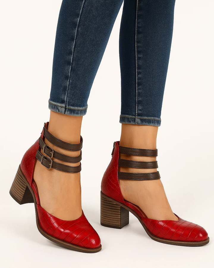 Avenia | Escarpins élégants à Talon Bloc Pour Femmes