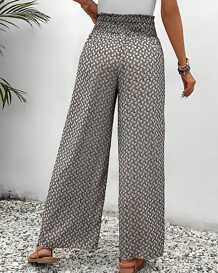 Olira | Pantalon D'été à Imprimé Géométrique Pour Femmes