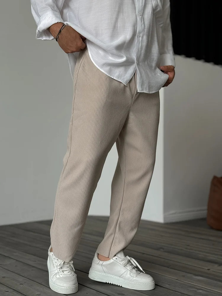 Pasqualino | Hommes Texturé Pantalons
