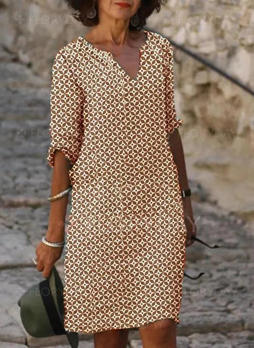 Aérien Et Lumière L'été Robe