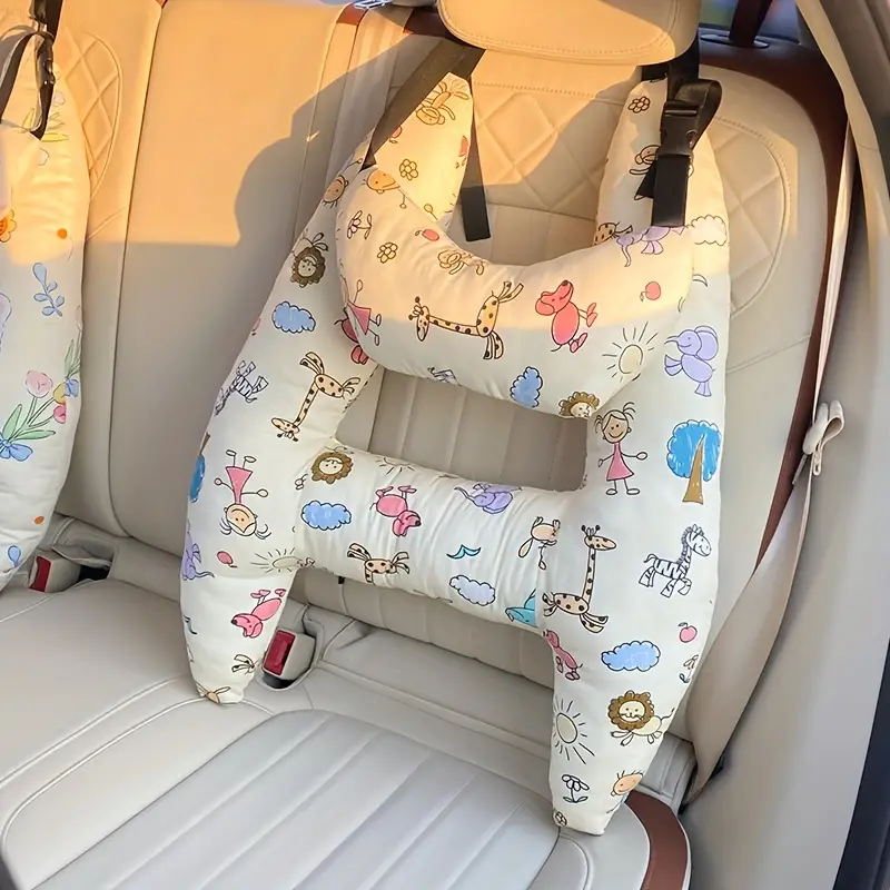 Oreiller de Voyage Confortable en Voiture Pour Enfants