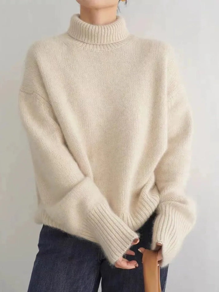 Joline | Pull En Cachemire Avec Col Roulé