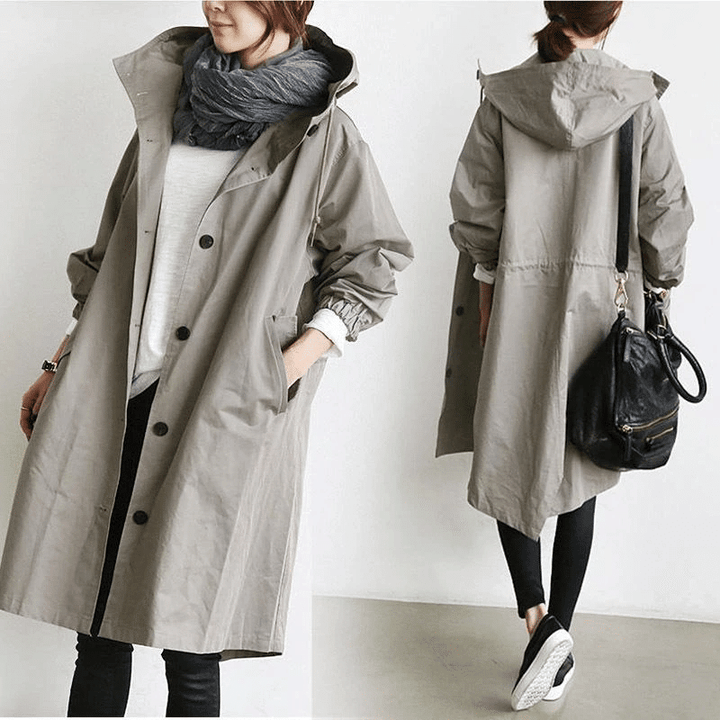 Brisa | Surdimensionné Capuche Coupevent Pluie Veste