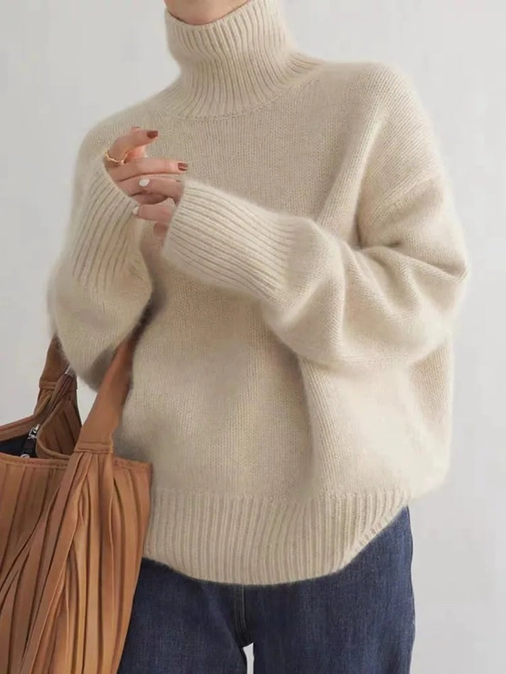 Joline | Pull En Cachemire Avec Col Roulé