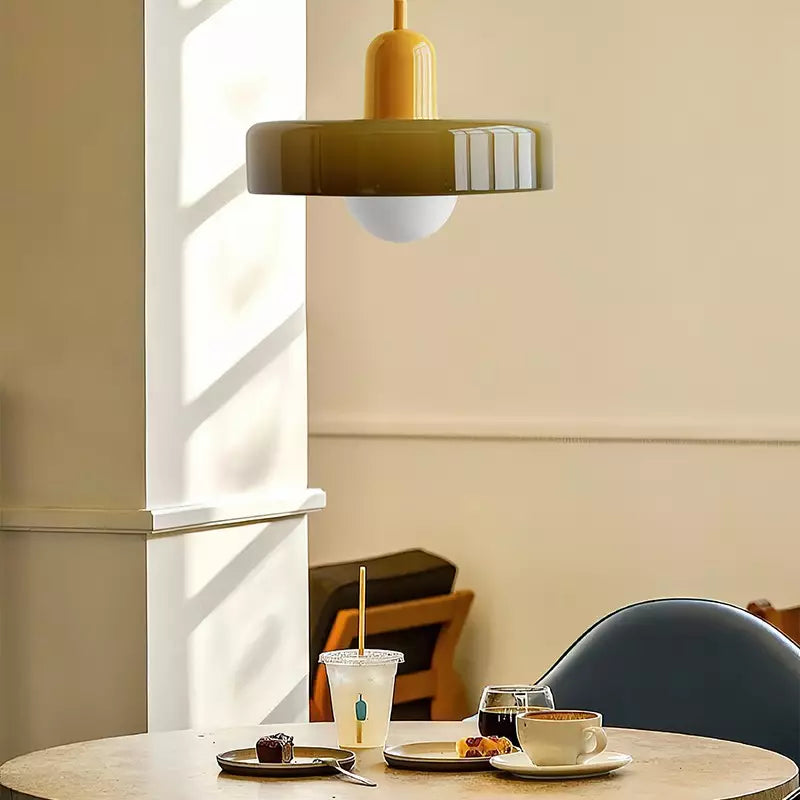 Miklon | Lampe à Suspension Colorée De Style Bauhaus