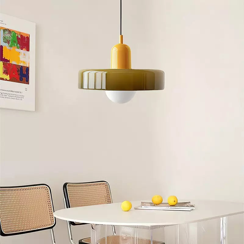 Miklon | Lampe à Suspension Colorée De Style Bauhaus