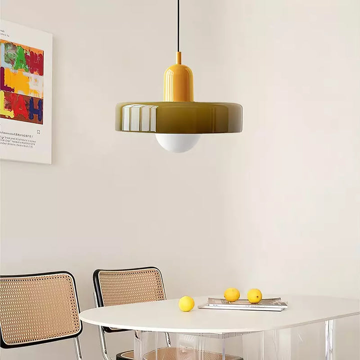Miklon | Lampe à Suspension Colorée De Style Bauhaus
