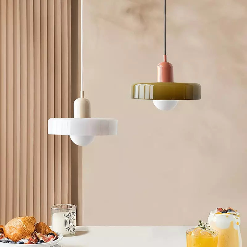 Miklon | Lampe à Suspension Colorée De Style Bauhaus