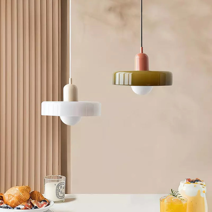Miklon | Lampe à Suspension Colorée De Style Bauhaus