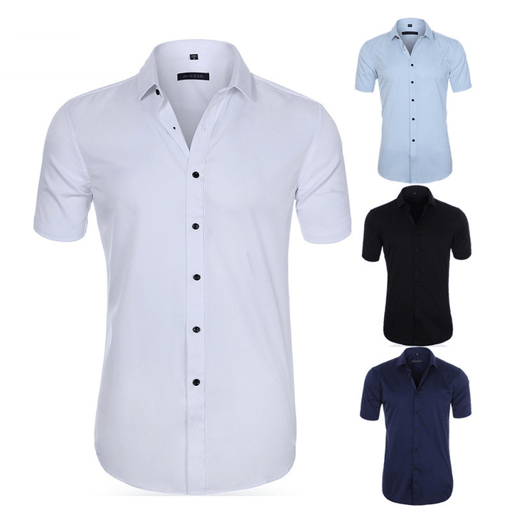 Wally | Chemise Infroissable élastique et Respirante pour Hommes