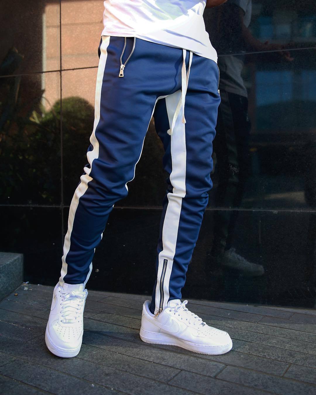 Joey | Taillé Entraînement Pantalon Avec Zippés Cheville Manchettes