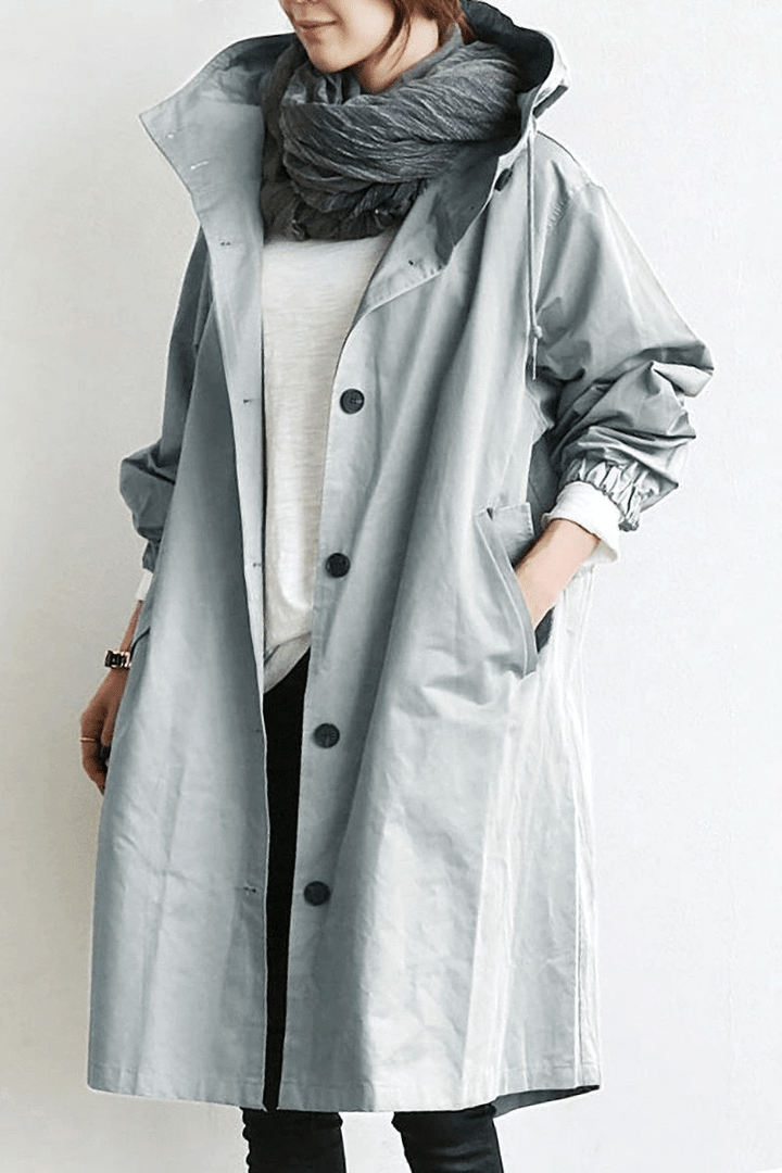 Brisa | Surdimensionné Capuche Coupevent Pluie Veste