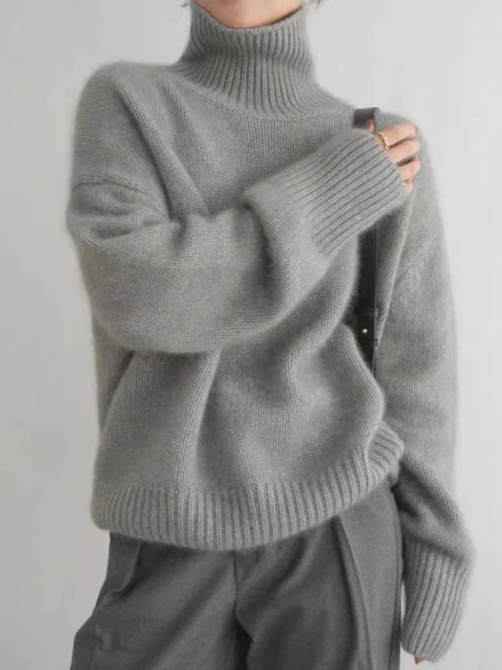 Joline | Pull En Cachemire Avec Col Roulé