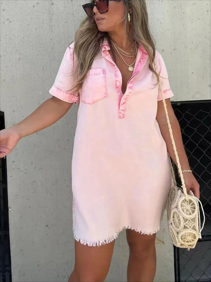 Cerys | Robe en Jean Décontractée pour Femme