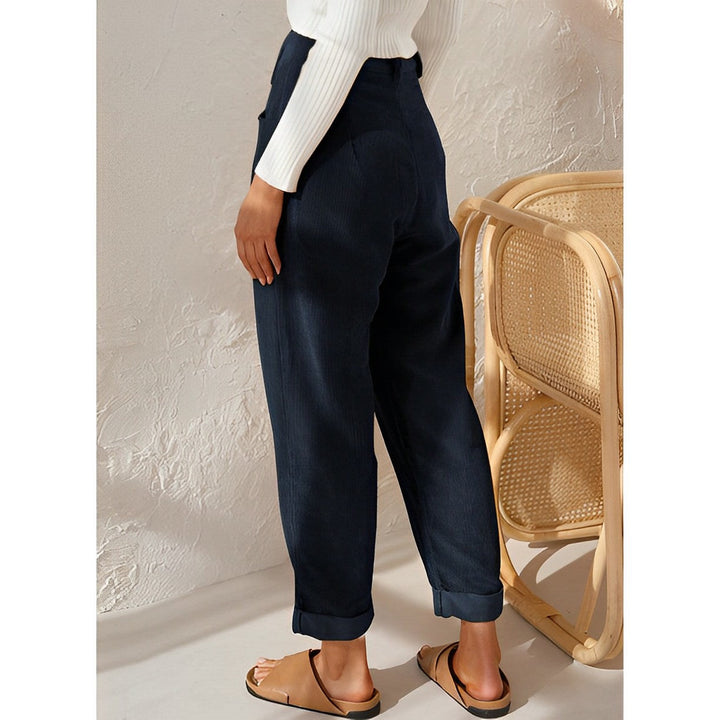 Amaya | Stylée Velours Côtelé Pantalon Pour Femmes