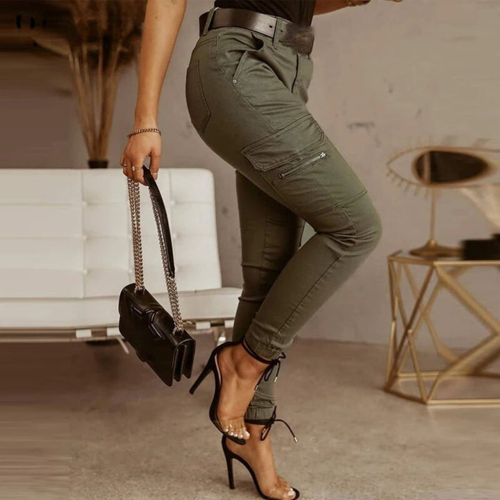Svana | Jeans Cargo élégants à Taille Haute Pour Femmes