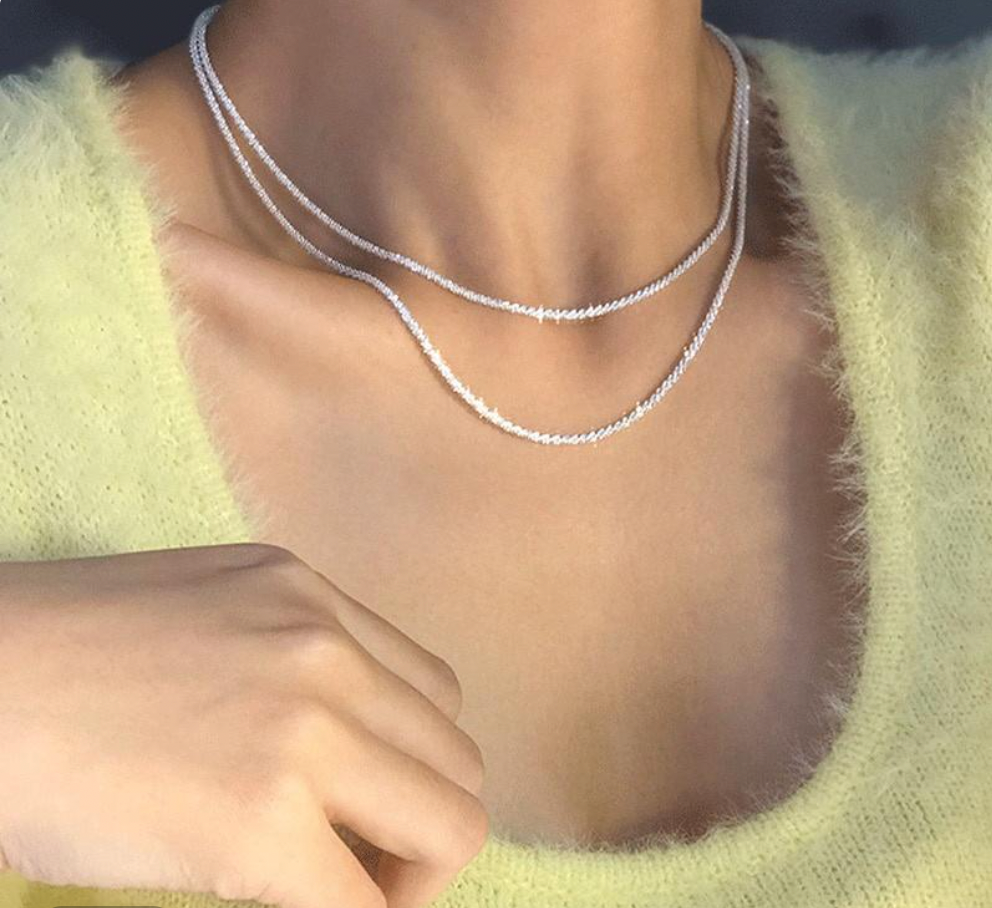 Zaria | Ensemble Collier en Argent Pour Femme
