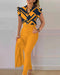 Ilira | Tenue Lounge 2 Pièces Stylé avec Haut à Imprimé Graphique et Pantalon Confortable