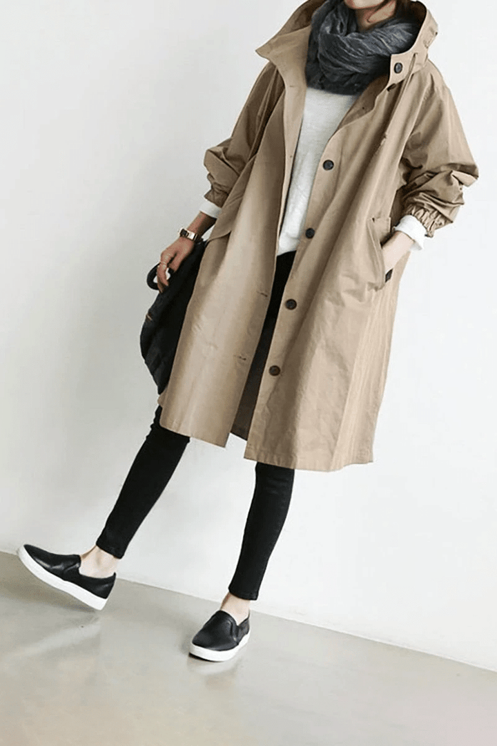Brisa | Surdimensionné Capuche Coupevent Pluie Veste