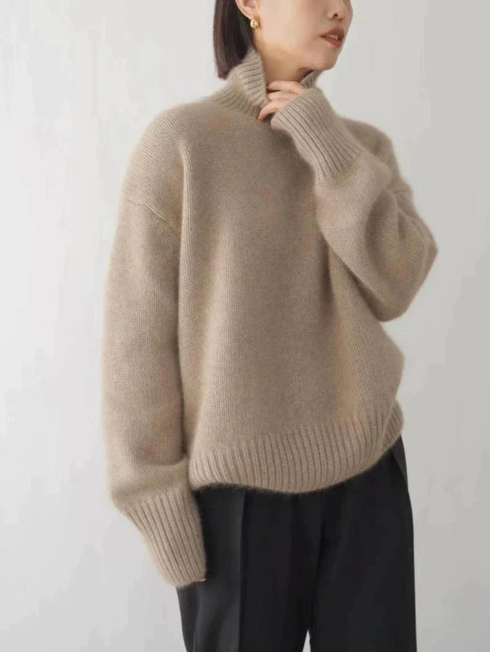 Joline | Pull En Cachemire Avec Col Roulé