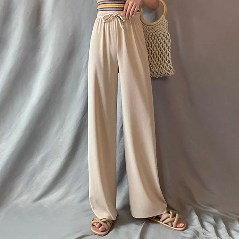Delfina | Pantalon De Couleur Unie pour Femme