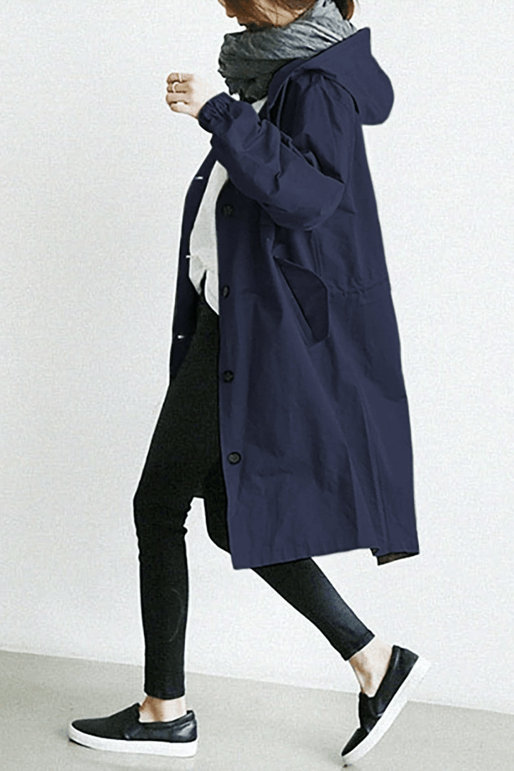 Brisa | Surdimensionné Capuche Coupevent Pluie Veste