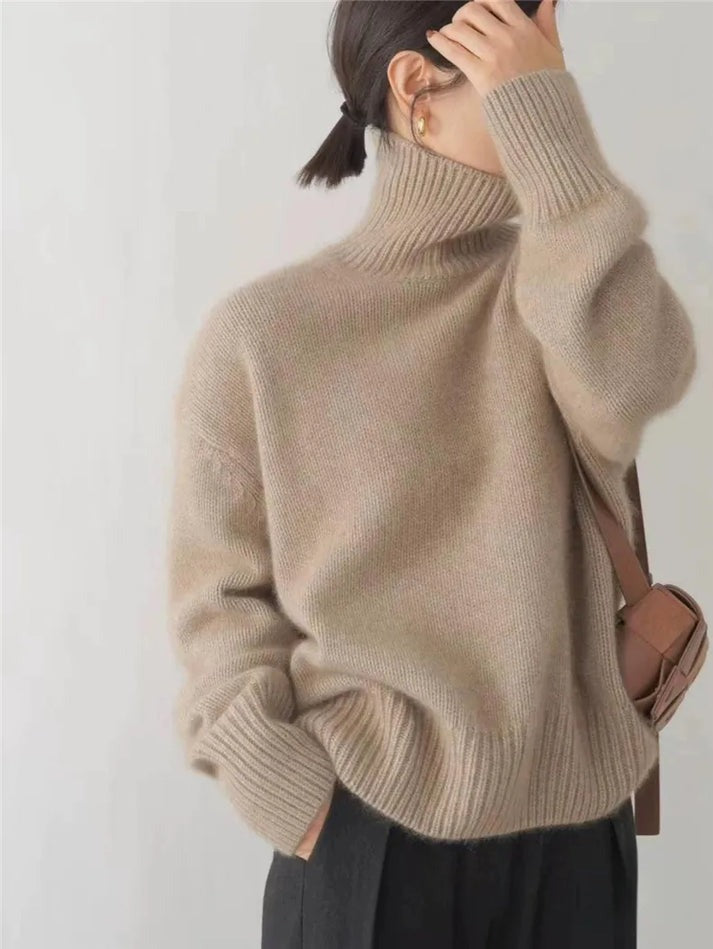 Joline | Pull En Cachemire Avec Col Roulé